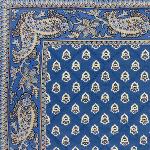 Set de table matelass 37x47 Bleu motif Bonis