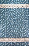 Torchon de cuisine 45 x 70 cm Bleu motif Volutes