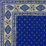 Tapis matelass Provenal Esterel "Bleu" 75x75 cm