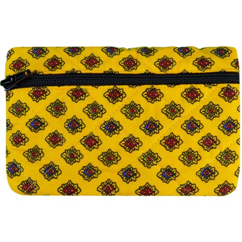 Pochette Provençale Magnolia Jaune motif Diamant